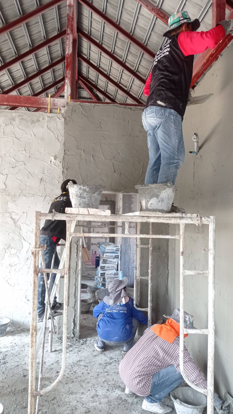 งานฉาบปูน