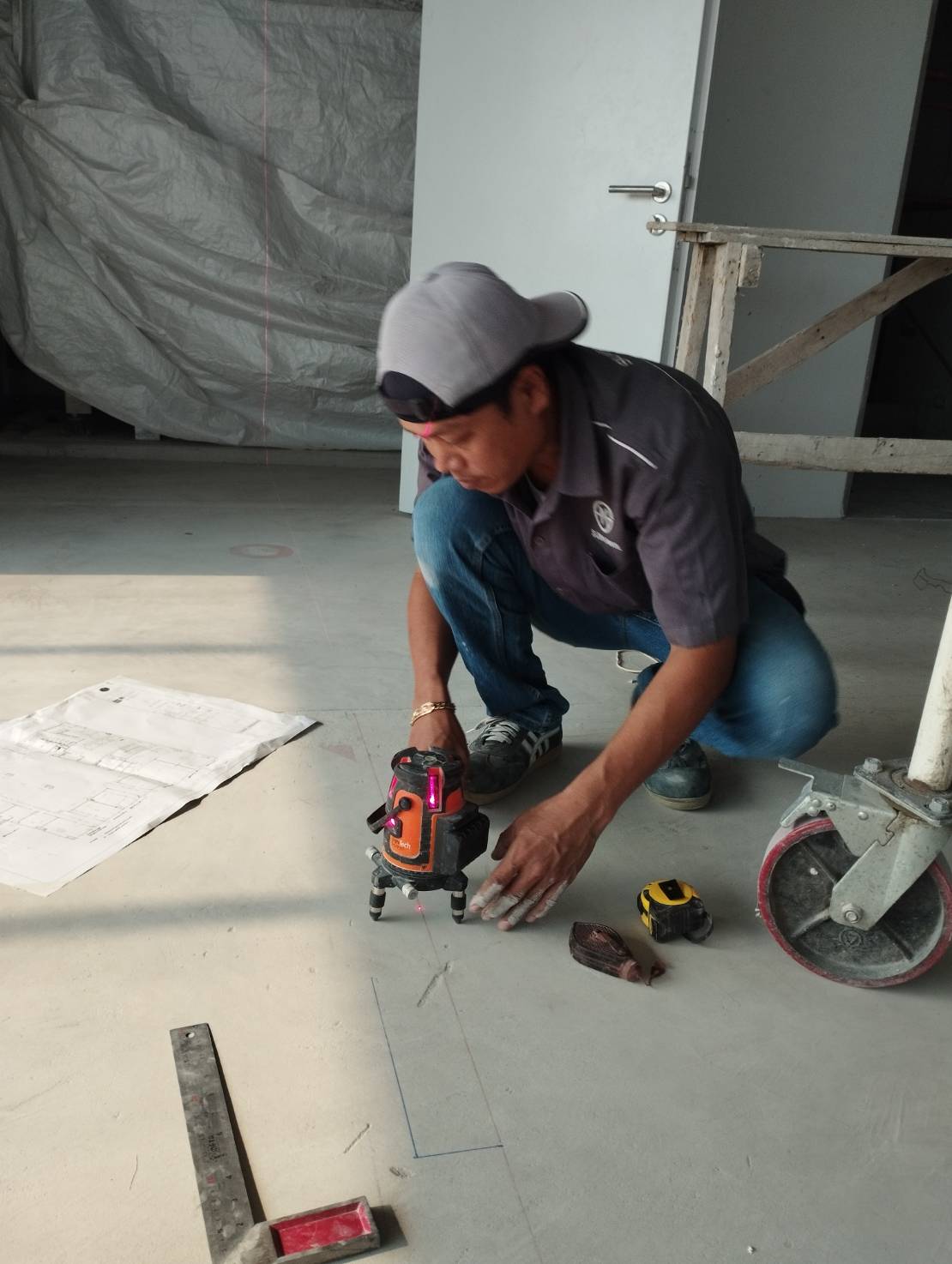 งานยิงโครงยิงผนังเบา