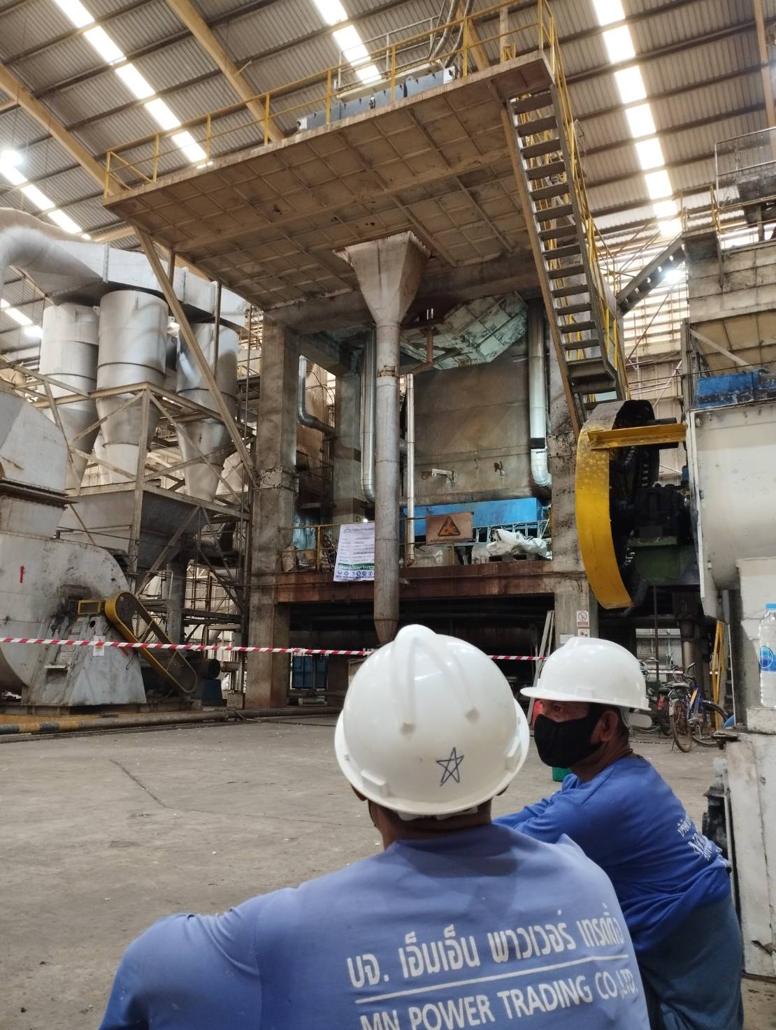 งานปรับปรุงซ่อมแซมเตาหลอมที่ลพบุรี